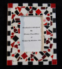 Mosaic Red * White * Black Picture Frame #1251