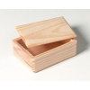 1 Wood Box - with Lid - 3.5 x 2.5 x 1 inches
