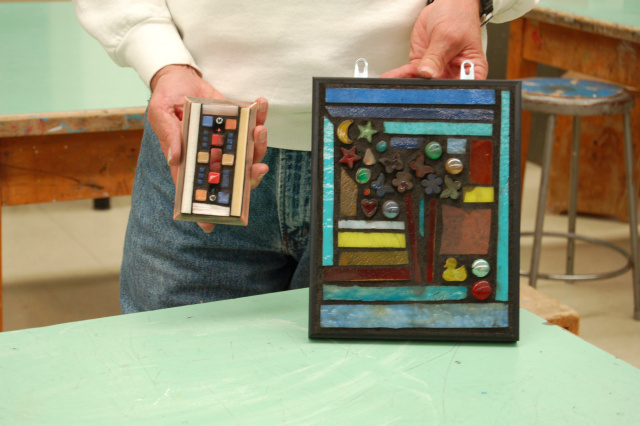 Mosaic Stained Glass Class (Glass on Glass)